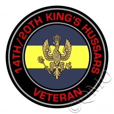14th/20th Kings Hussars Veterans Sticker